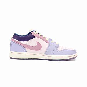 Jordan Air Jordan 1 Wear resistant And Lightweight Low Top Vintage Basketball Shoes Women's Pink Purple 1 2891942