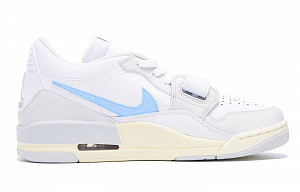 Jordan Legacy 312 Chestnut Slip-Resistant Low-Top Vintage Basketball Shoes Men's Gray Blue 1 2892022