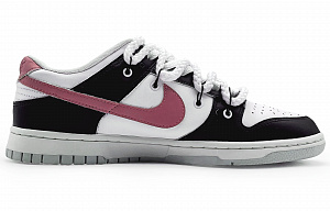 Nike Dunk 'Pure Platinum' Slip-Resistant Cushioning Abrasion-Resistant Low-Top Skateboard Shoes Men's Black Pink 1 2892956