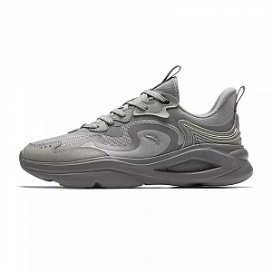 Anta Chao Bai 5.0 Wear-resistant And Lightweight Low-Top Casual Shoes Men's Granite Gray