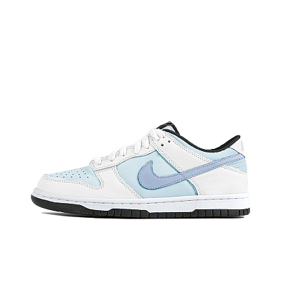 Nike Dunk Old Year Song, Amber Anti Slip Wear Resistant Low Top Skateboard Shoes GS Blue