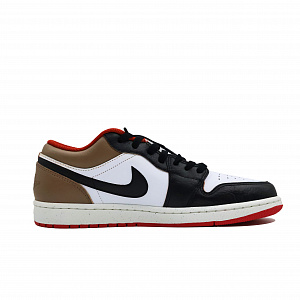 Jordan Air Jordan 1 Vintage Basketball Shoes Men's Low top White/Black/Brown 1 2894950