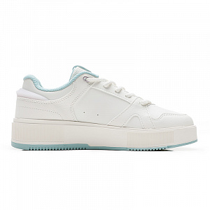 ANTA Life Collection Skateboard Shoes Women's Mid top Ivory White/Misty Purple/Ice Water Green 1 2895048