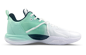 LiNing Speed 8 TD Cushioning, Slip Resistant, Abrasion Resistant Support Low Top Basketball Shoes Men's White Green 1 2895126