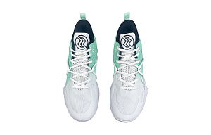 LiNing Speed 8 TD Cushioning, Slip Resistant, Abrasion Resistant Support Low Top Basketball Shoes Men's White Green 3 2895128