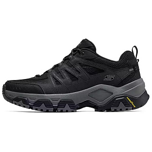 Skechers Breathable Low-Top Hiking Shoes Men's Black