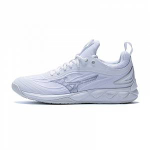 Mizuno Women's Wave Luminous 3 'White Silver'