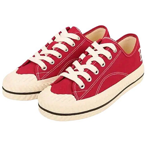 MLB Playball Low-Top Canvas Shoes Unisex Red White 1 2895185