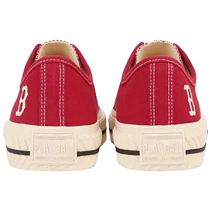 MLB Playball Low-Top Canvas Shoes Unisex Red White 3 2895187