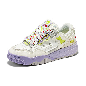 Kappa Wear-Resistant Slip-Resistant Skateboard Shoes Women's Light Gray 2 2895213