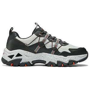 Skechers D'LITES Hiker Abrasion Resistant Low top Casual Shoes Men's Black Orange 1 2895267