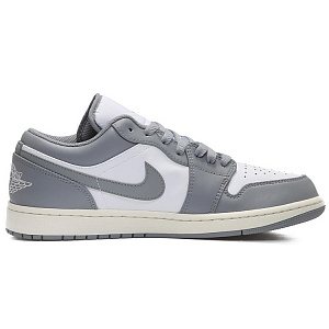 Jordan Air Jordan 1 Vintage Basketball Shoes Men's Low top White/Gray 1 2895492