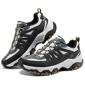 Skechers OUTDOOR Low Top Hiking Shoes Men's Light Gray 1 2895831