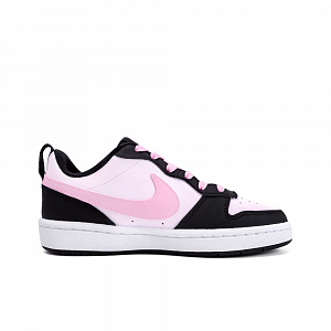Nike Court Borough Low 2 Always Want To See You Amber Non-slip Lightweight Low-Top Skateboard Shoes GS Black Pink 1 2895945