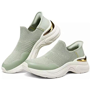Skechers Slip Ins Low Top Casual Shoes Women's Green 2 2896025