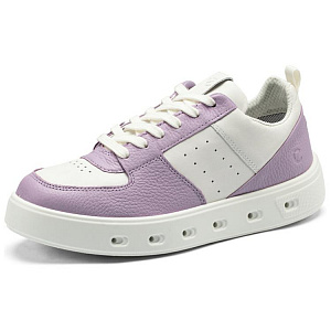 Ecco Low-Top Skateboard Shoes Women's Purple White 2 2896051