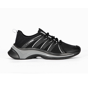 Kappa Rebound Slip-Resistant Lightweight Running Shoes Unisex Black 1 2896117