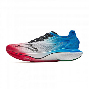 Anta Mach 4 Generation PRO Cushioned Slip-Resistant Low-Top Training Running Shoes Men's White Blue Red