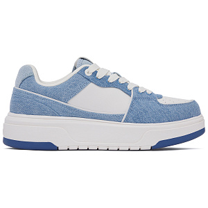 MLB Chunky Liner Wear-Resistant Low-Top Skateboard Shoes Unisex Blue White 1 2896189
