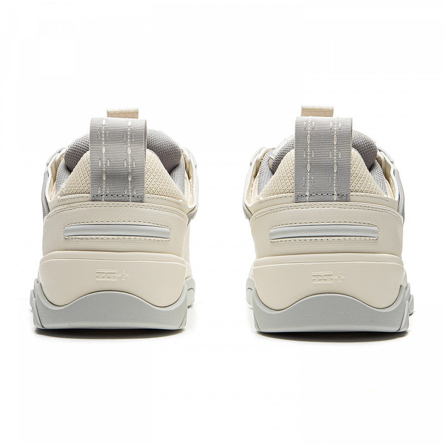 LiNing Jingcheng 2.0 V2 Slip Resistant Cushioning Wear Resistant Height Increasing Low Top Skateboard Shoes Men's Ecru купить в интернет-магазине Yoocart с быстрой доставкой по России.