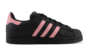 Adidas Originals SUPERSTAR Low Top Skateboard Shoes Unisex Black Pink 1 2897321