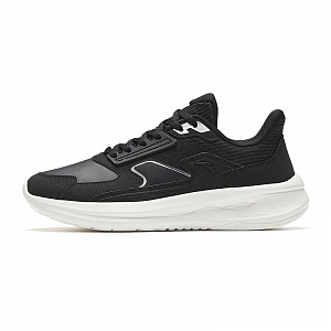 Anta Running Collection Anti-Slip Wear-Resistant Low-Top Casual Running Shoes Women's Basic Black