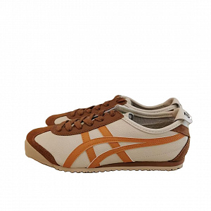 Onitsuka Tiger MEXICO 66 Anti-Slip Wear-Resistant Low-Top Casual Shoes Unisex Beige Brown Orange 1 2897688