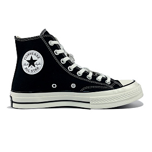 Converse 1970s Anti-Slip Wear-Resistant High-Top Canvas Shoes Unisex Black White 1 2897717
