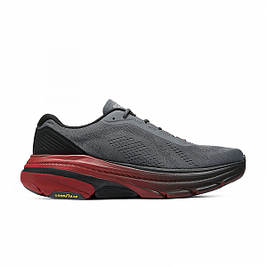 Skechers Max Cushioning Low Top Casual Running Shoes Men's Gray Red 1 2897946