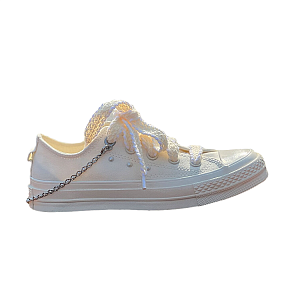 Converse CHUCK TAYLOR Anti-Slip Wear-Resistant Low-Top Skateboard Shoes Unisex White 1 2898116