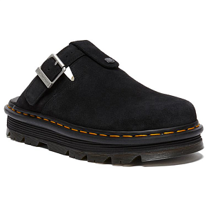 Dr.Martens Abrasion-Resistant Wrap-toe Slippers Unisex Black 1 2898427