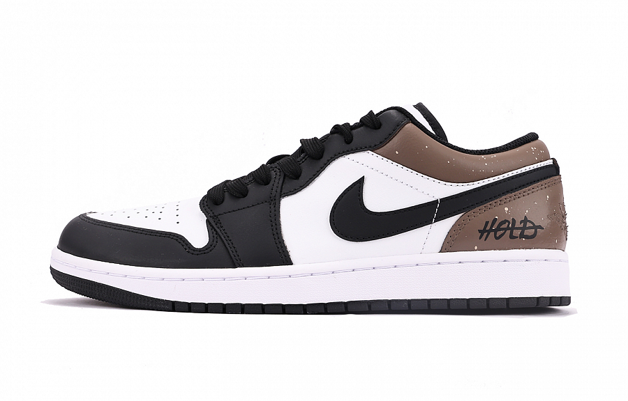 Jordan Air Jordan 1 Vintage Basketball Shoes Men's Low Top Black White Brown купить в интернет-магазине Yoocart с быстрой доставкой по России.