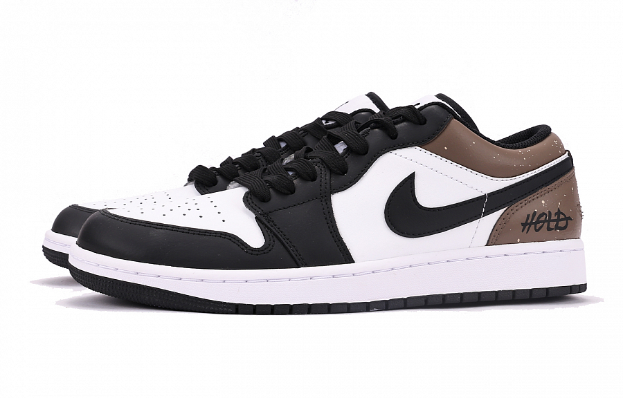 Jordan Air Jordan 1 Vintage Basketball Shoes Men's Low Top Black White Brown купить в интернет-магазине Yoocart с быстрой доставкой по России.