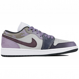 Jordan Air Jordan 1 Starlight Orchid Shadow Cushioning Slip Resistant Low Top Vintage Basketball Shoes Unisex Purple 1 2899166