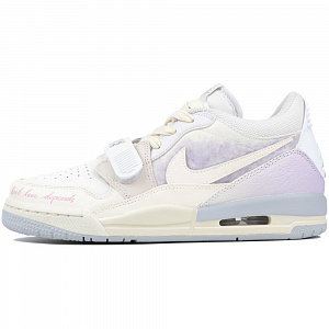 Jordan Legacy 312 Vintage Basketball Shoes Women's Low top Beige White Purple