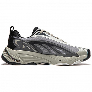 LiNing Butterfly 2K Slip-Resistant Cushioning Wear-Resistant Support Low-Top Chunky Sneakers Men's Gray 1 2899418