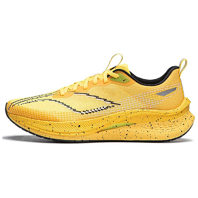 LiNing Red Hare 7 Pro Shock Absorbers With Slip Resistant Features Low Top Casual Running Shoes Men's Yellow