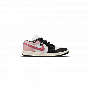 Jordan Air Jordan 1 Cushioning Anti-Slip And Wear-Resistant Low-Top Vintage Basketball Shoes Women's Black Pink White 1 2900575