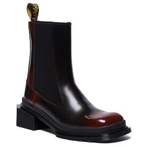 Dr.Martens Chelsea Boots Women's Black Red 1 2900793