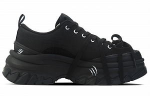 FILA Lava Playful Black Cat Water-Resistant Low-Top Casual Shoes Women's Black 1 2900806