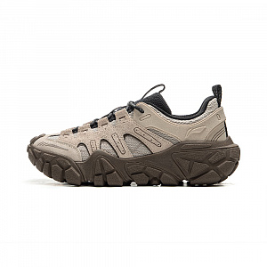 LiNing Dunes Cushioning Anti-Slip Wear-Resistant Breathable Height Increasing Low-Top Casual Shoes Men's Oat Gray