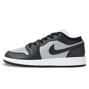 Jordan Air Jordan 1 Abrasion Resistant Breathable Low Top Vintage Basketball Shoes Women's Black Gray 1 2901100