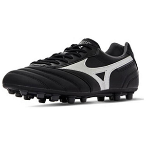 Mizuno Morelia AG Rubber Short Studs Anti-Slip Wear-Resistant Soccer Shoes Men's Black Silver Gray 1 2901231