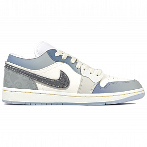 Jordan Air Jordan 1 Vintage Basketball Shoes Women's Low top Blue/White 1 2901320