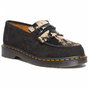 Dr. Martens Adrian Snaffle Hair On Loafer 'Black Beige' 1 2901350