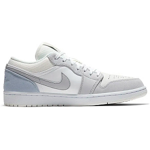 Jordan Air Jordan 1 Vintage Basketball Shoes Unisex Low top White/Gray 1 2901792