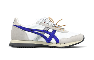 Onitsuka Tiger Dualio Slip Resistant, Breathable, Lightweight Low Top Casual Shoes Unisex White Gray Blue 1 2901882
