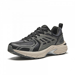 Anta Lightweight Low-Top Casual Running Shoes Men's Castle Gray Volcanic Gray Basic Black 1 2902295