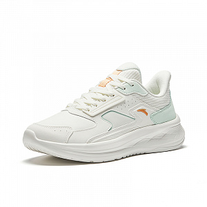 Anta Running Collection Slip Resistant Abrasion Resistant Low top Running Shoes Women's White Green 1 2902300
