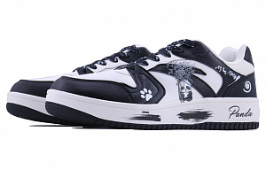 Anta Panda SDS Anti-Slip And Wear-Resistant Lightweight Low-Top Skateboard Shoes Men's White Black 1 2902774
